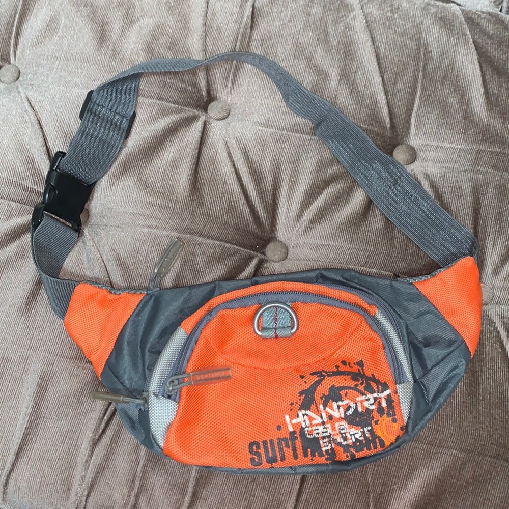 Orange fanny pack